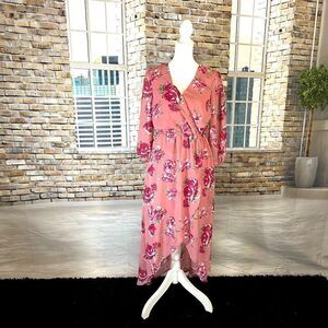 Faux wrap dress   